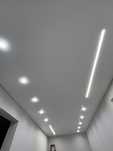 led свет: Натяжные потолки с интегрированным освещением - Современные натяжные — 2