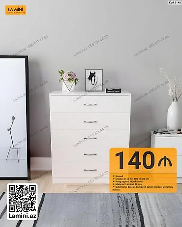 Komodlar: Məhsul: Komod Təsvir: - Minimalist dizaynlı, 4 çekmecəli komod - — 1