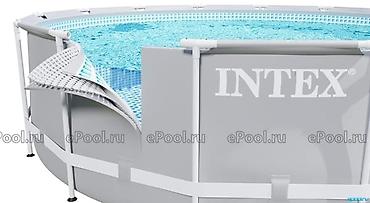 купал: 305/76см. Intex 26700 Каркасный бассейн Prism Frame, 4485л Все — 5