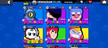 Dəstlər, kostyumlar: Brawl Stars hesabı – zəngin kosmetiklər və eksklüziv seçimlər - Oyun — 12