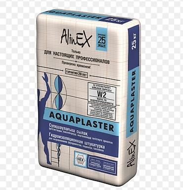 Гидроизоляционная штукатурка AlinEX AQUAPLASTER, 25 кг -