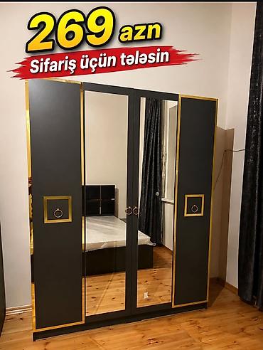2 ci el guzgu: Mebel: 4 qapılı paltar şkafı Qiymət: 269 AZN (şəkildə göstərildiyi — 1