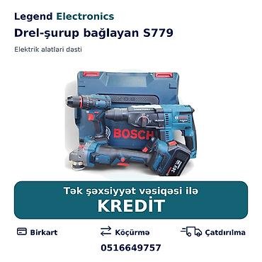 açar dest: Elan başlığı: Drel-şurup bağlayan S779 Elan mətni: Legend Electronics — 1