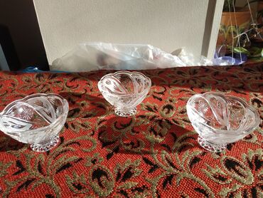 Вазы: Продаю хрустальные вазы, вазочки, рюмки, все качественное! — 6