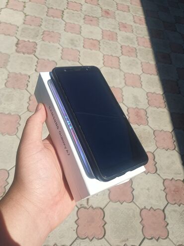 samsung 17 дюймов: Samsung A7, Б/у, 64 ГБ, цвет - Синий, 2 SIM