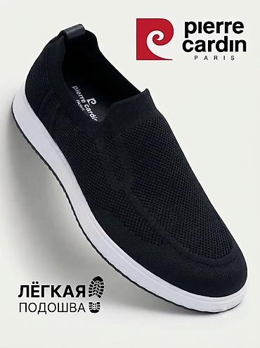 триколор: Лоферы, 41, Pierre Cardin, Новый, цвет - Черный — 1