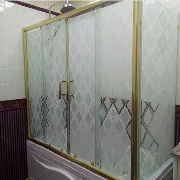 Duş kabinaları, arakəsmələr: Yeni Arakəsmə, Künc üçün, Pulsuz çatdırılma — 11