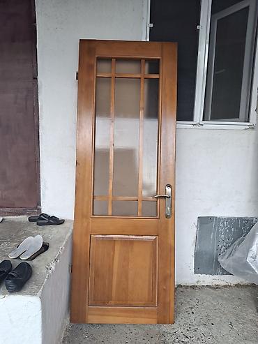 kreditle taxta: Taxta giriş/qapı yarpağı - Material: keyfiyyətli massiv ağac - — 1