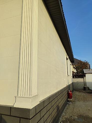 Фасадные работы: Делаем фасадные работы. краски, травертин, утепление, багеты. На любой — 5