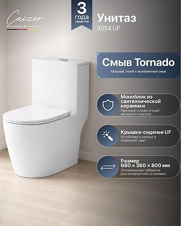 Унитаз-моноблок Caizer 3054 UF с системой смыва Tornado - Тип