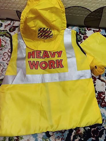 Детский костюм строителя «HEAVY WORK» - Набор: жилет‑сигналка