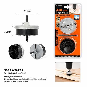 KMT Drvena otvorna testera 7-delni set (SKU: 9364709, EAN: ) Opis