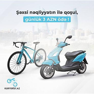 is axtariram bag evinde: Sürücü-kuryer tələb olunur, Şəxsi nəqliyyat vasitəsi ilə, Gündəlik ödəniş, Təcrübəsiz — 3