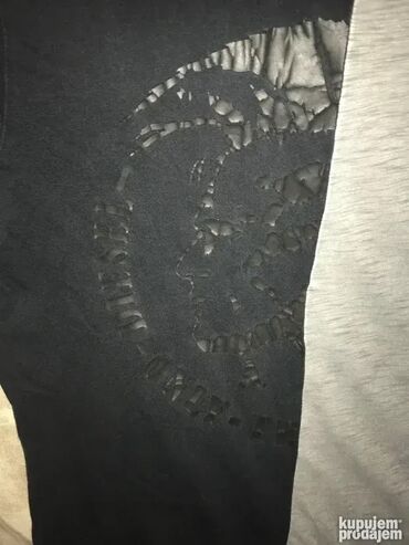 Majice: Majica na kratke rukave, L, Diesel, bоја - Crna, Pamuk — 5