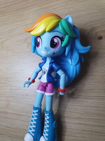 пони игрушка: Equestria girls minis Рейнбоу Дэш Сломана нога, не двигается Радуга