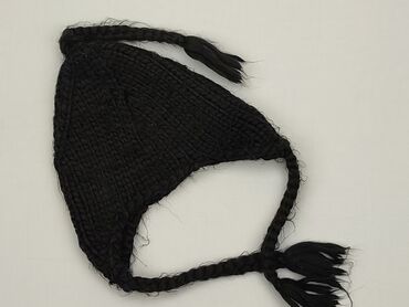 czarne czapki zimowe: Czapka, stan - Dobry