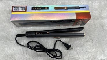 Düzləşdiricilər və ütüfenlər: Kemei KM-6910 saç düzləndirici - Peşəkar “hair straight” modeli - — 2