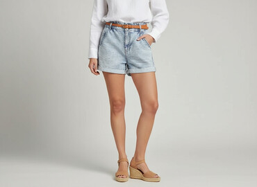 dżinsy allegro: Denim, Шорти жіночі, розмір L