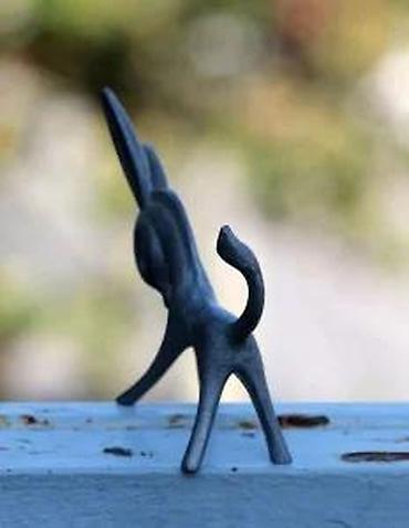 Figure: Vintage Walter Bosse Metalna figura Mid Century Modern. Mid-Century — 9