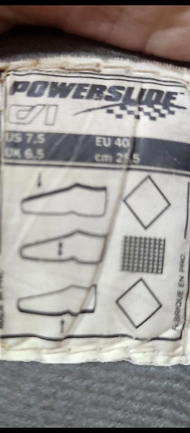 Roleri i rolšue: Roleri Power Slide – inline, 4 točka po cipeli. - Dizajn: crno‑zelena — 10