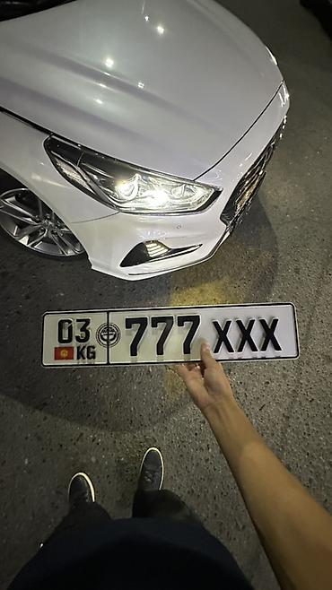 мото номер: Индивидуальные автомобильные номера: 03 KG 777 XXX - Формат — 2
