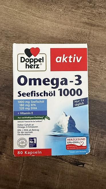 balığ satışı: Almaniyadan gətizdirilib, yenidir. Doppelherz aktiv Omega‑3 Seefischöl — 1