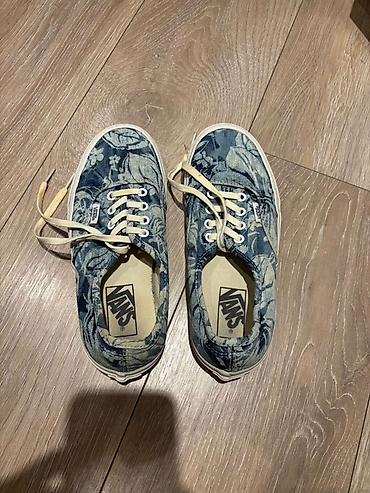 Kişi ayaqqabıları: Vans Denim naxışlı keda. Vans-ın gül dizaynlı cins material — 1