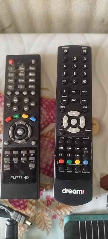 TV tünerlər və resiverlər: Paket: 2 ədəd peyk TV qəbulu üçün mini HD resiver + 2 pult - Dream — 1