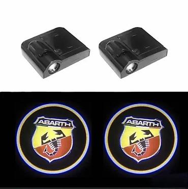 Tuning oprema: LED projektori logotipa za vrata automobila – ABARTH - Bežični set od — 2