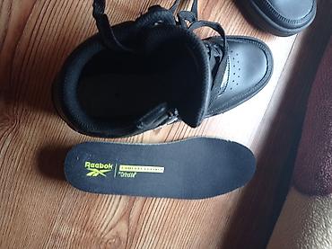 Кроссовки и спортивная обувь: Отличное состояние! Высокие кроссовки Reebok, черные - Классическая — 4