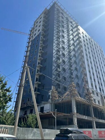 квартира берилет кудайберген волкова: 1 комната, 49 м², Элитка, 10 этаж, ПСО (под самоотделку)