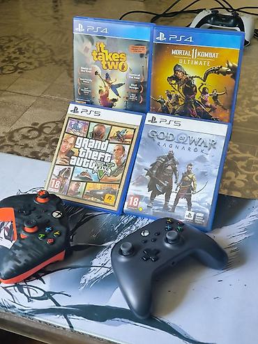 Видеоигры и приставки: Mortal Kombat 11 Ultimate PS4 — 1700 сом God of War Ragnarök PS5 — — 1