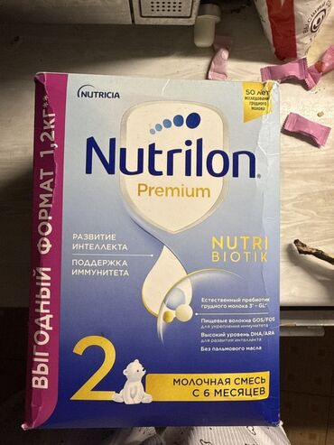 детский каша: Nutrilon Premium 2 Nutri Biotik — молочная смесь для детей с 6