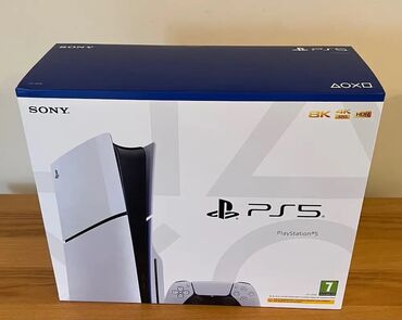 playstatıon 5: Sony Playstation 5 Slim 1Tb Disc versiyası Ru stokudur Tam yeni Ağzı