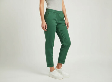 spodnie zara zielone: Zara, Spodnie materiałowe damskie, rozmiar XS