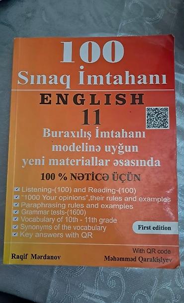 Testlər: “100 Sınaq İmtahanı – English 11” hazırlıq kitabı – 11-ci sinif — 1