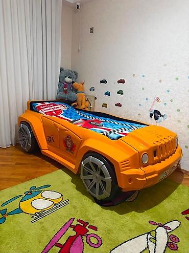 casio sumqayit: Carpayi madin Çilek Kupa Offroad Jeep" model uşaq maşın-çarpayısıdır — 1