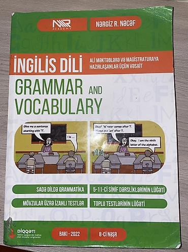 İngilis Dili – Grammar and Vocabulary (Nərgiz R. Nəcəf, NNR Academy) ( lalafo.az -da İngilis Dili – Grammar and Vocabulary (Nərgiz R. Nəcəf, NNR Academy) (