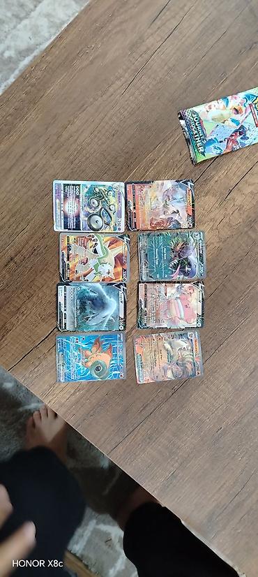 pokemon card: Pokemon ticarət kartları dəsti – parlaq/full art nadir kartlar — 1