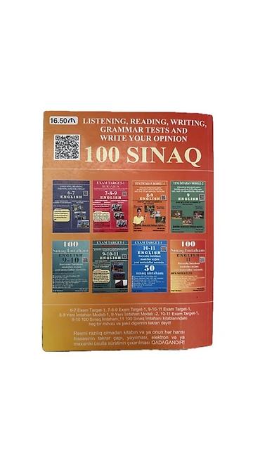 Testlər: Məhsul: 100 Sınaq İmtahanı – English 11 (First edition) Təsvir: - — 2