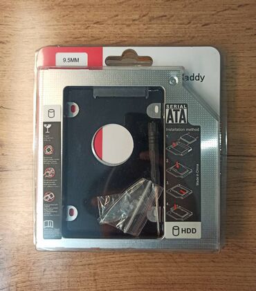 Жесткие диски, переносные винчестеры: ➡️ Caddy Optibay (переходник вместо дисковода на ноутбук) 🟣 Размеры