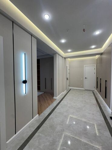 алинур 7 мкр: 2 комнаты, 80 м², Элитка, 4 этаж, Дизайнерский ремонт