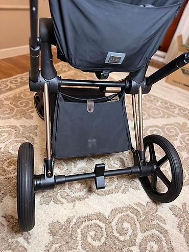 Коляски: Коляска, Cybex, цвет - Черный, Б/у — 4
