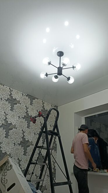 Натяжной потолок: Натяжной потолок Матовое, 3D потолки, Глянцевое Бесплатный замер, Гарантия, Монтаж — 8