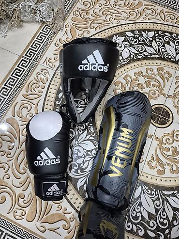 Boks/MMA üçün qoruyucu dəst - Adidas başlıq: tam üz qorunması