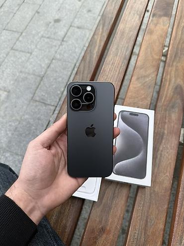 Apple iPhone: IPhone 15 Pro, 256 GB, Qara, Face ID — 18