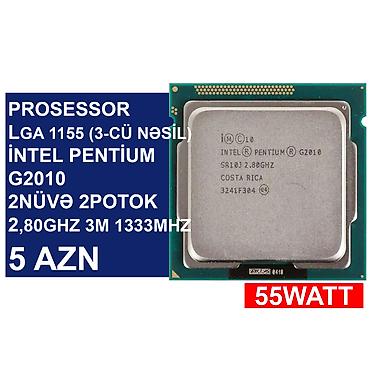 Prosessorlar: Prosessorlar “LGA 1155 socket (3cü nəsil)” ⭐LGA 1155 (3cü nəsil) İntel — 4