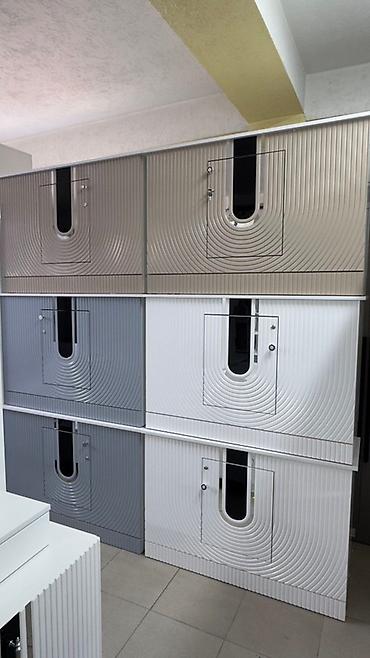 Шкафы для одежды: Шкаф для одежды, Новый, Прямой, МДФ — 5