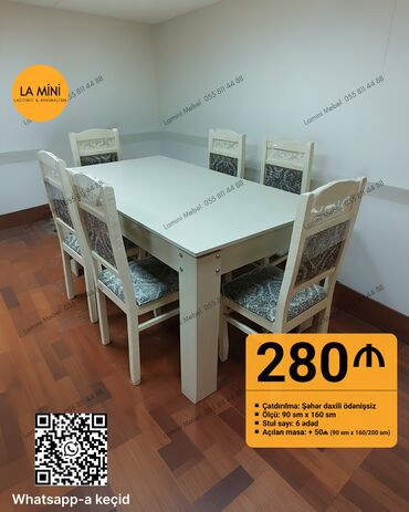 Masa və oturacaq dəstləri: Masa Dəsti - 280 AZN ▪️