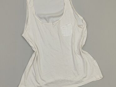 bluzki białe bez rękawów: Bluzka Damska, River Island, L, stan - Dobry